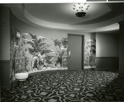 Photograph of second floor center rotunda, Sands Hotel and Casino, Las Vegas, 1963