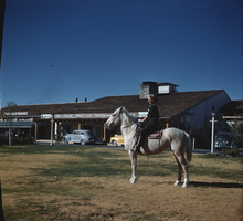 Film transparency of the Last Frontier Hotel, Las Vegas, circa 1940s