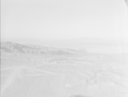 Film transparency showing aerial view of Boulder City, Nevada, circa 1931-1940s