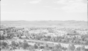 Film transparency of Boulder City, circa 1931-1940s
