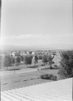 Film transparency showing streets of Boulder Dam, circa 1933-1940s