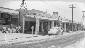 Film transparency of a general view of Boulder City, Nevada, circa 1930s-1940s