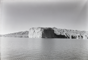 Film transparency showing Lake Mead, circa 1930s