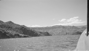 Film transparency showing Lake Mead, circa 1935-1945