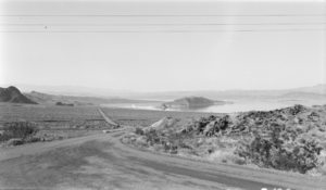 Film transparency showing Lake Mead, circa 1935-1945