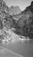 Film transparency showing Lake Mead and Grand Canyon, circa 1930s