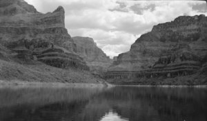 Film transparency showing the Grand Canyon, circa 1930s