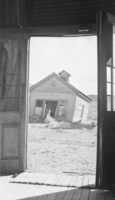 Film transparency showing a house in White Hills, Arizona, circa 1930s-1940s