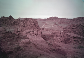 Film transparency showing the Valley of Fire, Nevada, circa late 1930s-1950s