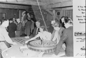 Film transparency showing El Rancho Vegas, Las Vegas, circa 1940s