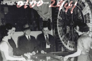Film transparency showing the Boulder Club, Las Vegas, circa 1940s