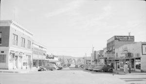 Film transparency of downtown Kingman, Arizona, circa 1940s