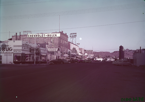 Film transparency of downtown Kingman, Arizona, circa 1940s