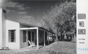 Postcard of Hidden Well Ranch, Las Vegas, circa 1940-1949