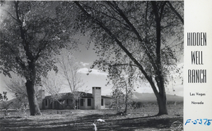 Postcard of Hidden Well Ranch, Las Vegas, circa 1940-1949