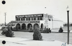Postcard of Servive Bureau, Boulder City, circa 1932-1939