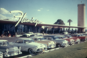 Slide of the Flamingo Hotel, Las Vegas, circa 1950s