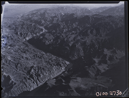 Film transparency of an aerial view of the Colorado River, circa 1930s