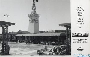 Postcard of the El Rancho Vegas, Las Vegas, circa 1940s-1950s