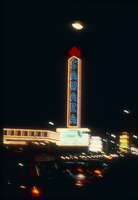 Slide of neon lights at Sahara Casino, Las Vegas, circa 1980s
