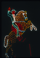Slide of the horse from the Hacienda Hotel, Las Vegas, circa 1980s