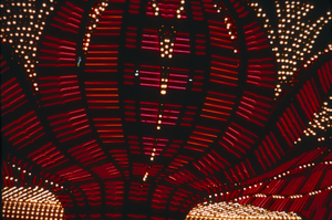 Slide of the Flamingo Hilton sign, Las Vegas, 1986