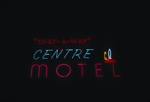Slide of the Centre Motel, Elko, Nevada, 1986