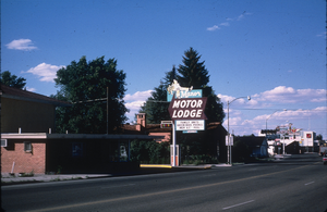 Slide of the Manor Motor Lodge, Elko, Nevada, 1986