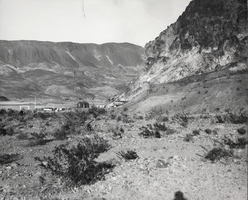 Photograph of a wash and river, April 18, 1931
