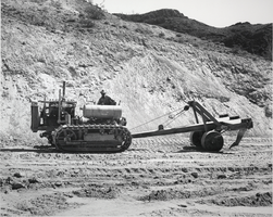 Photograph of road construction, Boulder City, Nevada, April 10, 1931
