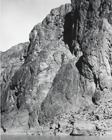 Photograph of construction along the Colorado River near Boulder City, Nevada, April 10, 1931