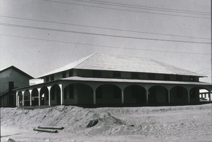 Slide of company stores and post offices in Boulder City, Nevada, October 12, 1931