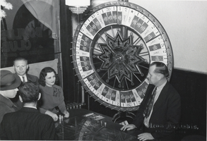 Photograph of Wheel of Fortune at the Boulder Club, Las Vegas, circa 1930s-1940s