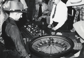 Photograph of gamers at the Apache Casino, Las Vegas, circa 1930s-1940s