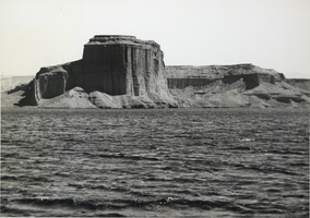 Photograph of Temple Rock at Lake Mead, circa mid 1930s