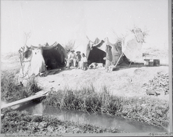 Film transparency of Native Americans in Las Vegas, circa 1900-1909
