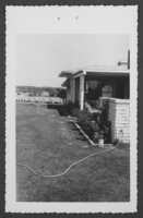 Black-and-white photograph of Harold Stocker residence, Las Vegas, Nevada, circa 1950s-early 1960s