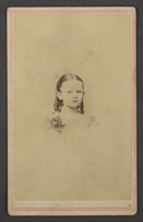 Photograph of unknown girl, circa 1800-1900