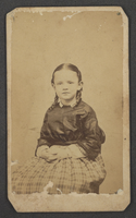 Photograph of an unknown girl, circa 1800-1900