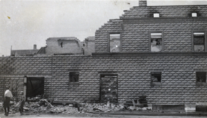 Photograph of ruins of the Opera House, Las Vegas, Nevada, circa 1910s-1920s