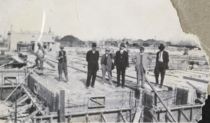 Photograph of the Clark County Courthouse, Las Vegas, 1914