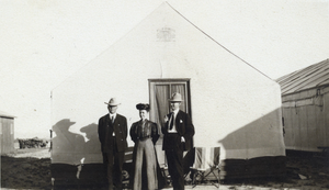 Photograph of Mr. & Mrs. Chris Brown and Walter Bracken, Las Vegas, circa 1905