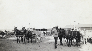 Photograph of street scene, Round Mountain, Nevada, circa early 1900s
