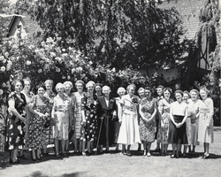 Photograph of a women at the U-Wah-Un Study Club, Las Vegas, circa 1930s to 1950s