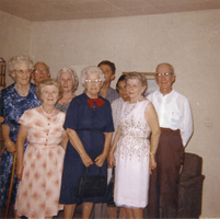 Photograph of Veterans at Horace Wilson's home, Las Vegas, September 1963