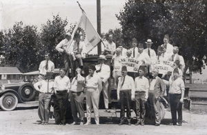 Photograph of the Las Vegas Rotary Club, circa early 1900s