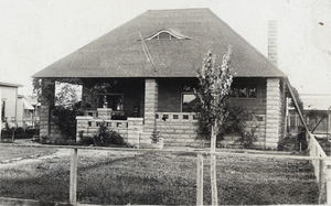 Photograph of the Squires home in Las Vegas, circa 1906
