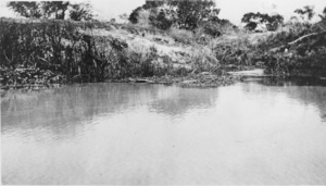 Film transparency of a spring in Las Vegas, circa early 1900s
