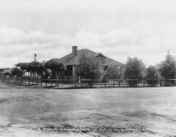 Photograph of John S. Park's home, Las Vegas, circa early 1900s