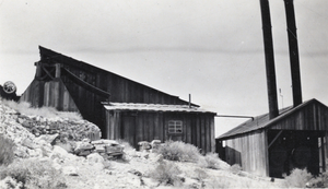 Photograph of a mine, circa early 1900s